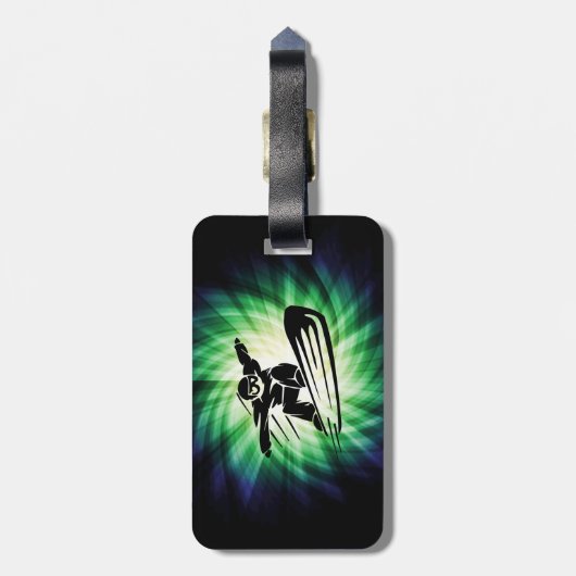 Étiquette À Bagage Xtreme Snowboard (Dos Vertical)