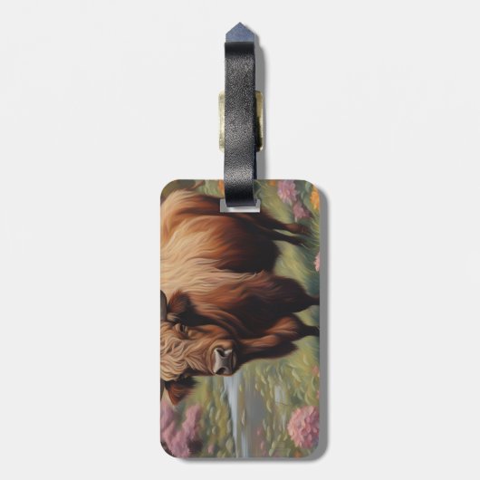 Étiquette À Bagage Yak (Dos Vertical)