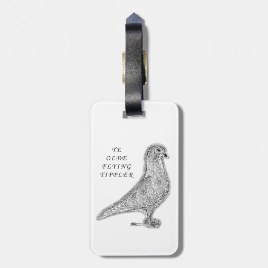 Étiquette À Bagage Ye Olde Tippler Pigeon (Dos Vertical)