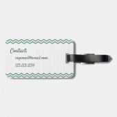 Étiquette À Bagage Yellow Rose of Texas - Single Rose (Dos horizontal)