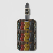 Étiquette À Bagage Yellow Ukuleles (Devant Vertical)