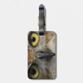 Étiquette À Bagage Yeux de hibou (Dos Vertical)