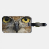 Étiquette À Bagage Yeux de hibou (Dos horizontal)