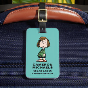 Étiquette À Bagage Yeux roulants à la menthe poivrée
