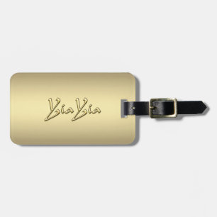 Étiquette À Bagage YiaYia Gold