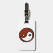 Étiquette À Bagage Yin Yang par Shirley Taylor (Devant Vertical)