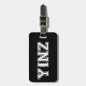 Étiquette À Bagage Yinz (Devant Vertical)