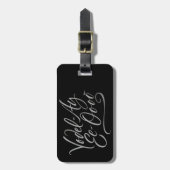 Étiquette À Bagage Yoddeling Bagages drôle Yodel Lettering (Devant Vertical)