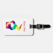 Étiquette À Bagage Yoga (Devant horizontal)