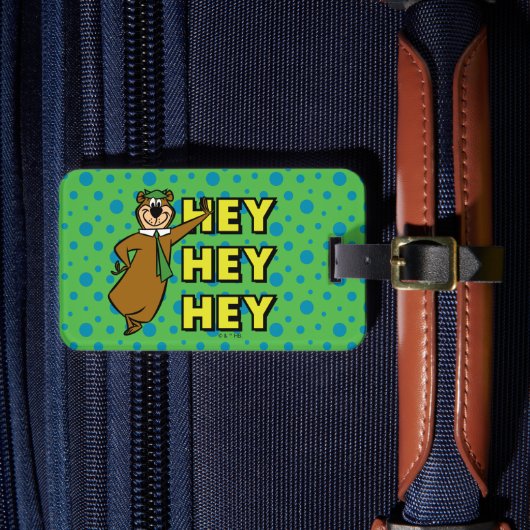 Étiquette À Bagage Yogi Bear Hey Hey Hey (Insitu Rectoal 4)