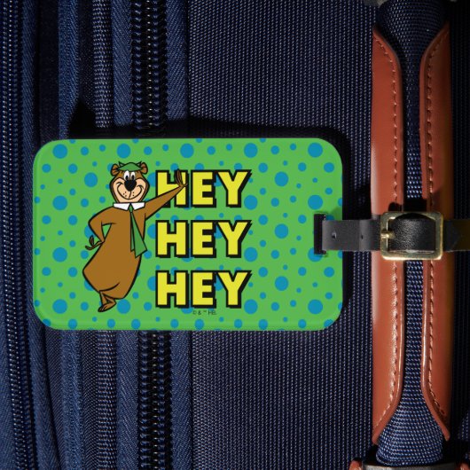 Étiquette À Bagage Yogi Bear Hey Hey Hey (Insitu Rectoal 4)