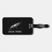 Étiquette À Bagage Yokel local (Dos horizontal)