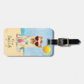 Étiquette À Bagage Yorkie (Devant horizontal)