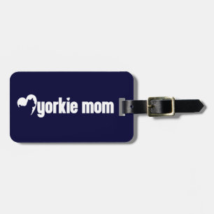 Étiquette À Bagage Yorkie Maman