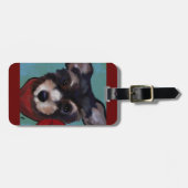 Étiquette À Bagage Yorkie Poo (Devant horizontal)