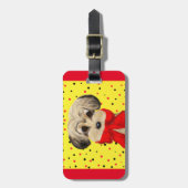 Étiquette À Bagage Yorkie Poo (Devant Vertical)