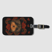 ÉTIQUETTE À BAGAGE YORKIE POO      (Devant Horizontal)