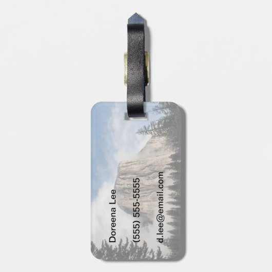 Étiquette À Bagage Yosemite (Dos Vertical)