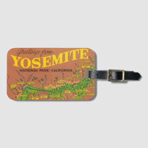 Étiquette À Bagage Yosemite