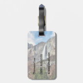 Étiquette À Bagage Yosemite Falls (Dos Vertical)