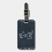 Étiquette À Bagage You Plus Me équivaut à une citation d'amour sur Ch (Devant Vertical)