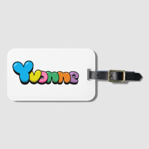 Étiquette À Bagage Yvonne