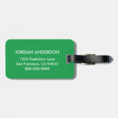 Étiquette À Bagage Zander le canard (Dos horizontal)