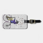 Étiquette À Bagage Zèbre À Vélo (Devant horizontal)