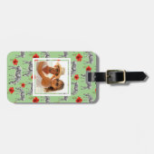 Étiquette À Bagage Zèbres faits sur commande de photo parmi des (Devant horizontal)
