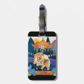 Étiquette À Bagage ZEN CARNIVAL Chow - Balise bagage (Dos Vertical)