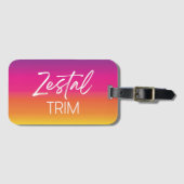 Étiquette À Bagage Zestal Trim (Devant Horizontal)