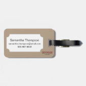 Étiquette À Bagage Zodiaque : Bélier, 1482 (Dos horizontal)