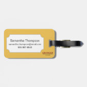 Étiquette À Bagage Zodiaque : Lion, 1482 (Dos horizontal)