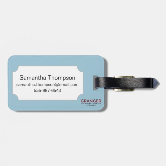 Étiquette À Bagage Zodiaque : Vierge, 1482 (Dos horizontal)