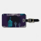 Étiquette À Bagage zombie halloween (Devant horizontal)