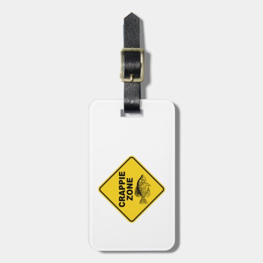 Étiquette À Bagage Zone Crappie (Devant Vertical)