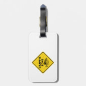 Étiquette À Bagage Zone Crappie (Dos Vertical)