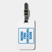 Étiquette À Bagage Zone de Kayak sans travail (Devant Vertical)