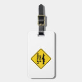 Étiquette À Bagage Zone de pêche (Devant Vertical)