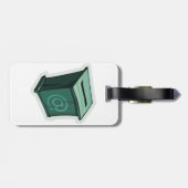 Étiquette À Bagage Zone de vote verte (Dos horizontal)