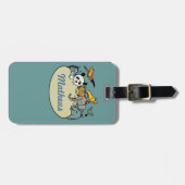 Étiquette À Bagage zoo personnalisé animaux de famille (Devant horizontal)
