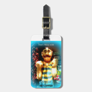 étiquette à bagages pour les amateurs de café