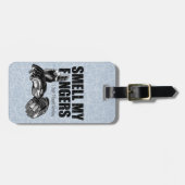 Étiquette à bagages pour sentir mes doigts (hockey (Devant horizontal)