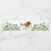 Étiquette à bouteille d'eau de Baby shower de Merc (Étiquettes simples)