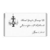 Étiquette à bouteille d'eau Hollywood Glamor Chand (Devant)