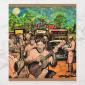 Étiquette à bouteilles de vin personnalisé (8,9 cm (Étiquettes simples)