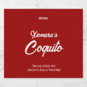 Étiquette à bouteilles de vin personnalisé (8,9 cm (Étiquettes simples)