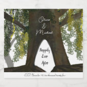 Étiquette à bouteilles de vin personnalisé (8,9 cm (Étiquettes simples)