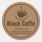 étiquette à café (Devant)