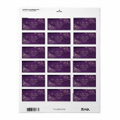 Étiquette à cordes de bois rustique (Feuille entière)